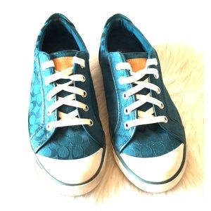 COACH leatherware athletic shoes